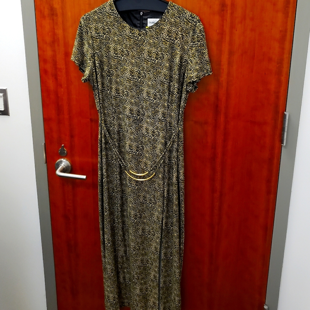 Leopard print dress